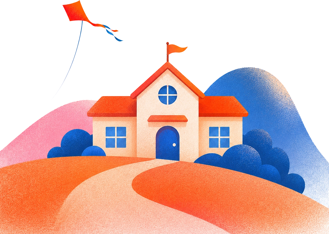 School-based ABA therapy illustration